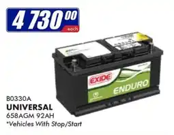 Goldwagen EXIDE ENDURO UNIVERSAL offer