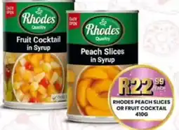 Take 'n Pay Rhodes Peach Slices in Syrup offer