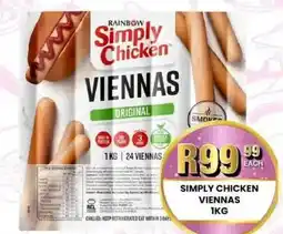 Take 'n Pay Simply Chicken Viennas offer