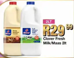 Take 'n Pay Clover Fresh Milk/Maas 2lt offer