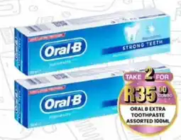 Take 'n Pay Oral B Extra Toothpaste Assorted offer
