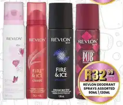 Take 'n Pay Revlon Deodorant Sprays Assorted offer