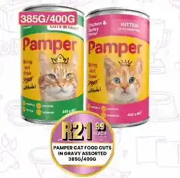 Take 'n Pay Pamper Cat Food Cuts in Gravy Assorted offer