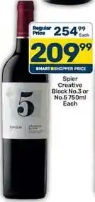 Pick n Pay Spier - creative block no.3 or no.5 offer