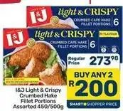 Pick n Pay Hypermarket I&j - light & crispy crumbed cape hake fillet portions offer