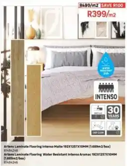 Leroy Merlin Artens laminate flooring intenso malte 192x1257x10mm (1.689m²/box) offer