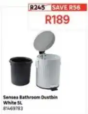Leroy Merlin Sensea - bathroom dustbin white 5l 81469783 offer