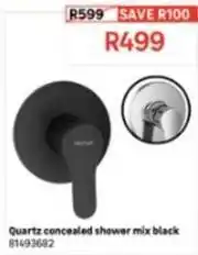 Leroy Merlin Quartz concealed shower mix black 81493682 offer