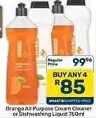 Pick n Pay Hypermarket All purpose cream cleaner or dishwashing liquid 750ml offer