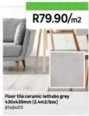 Leroy Merlin Floor tile ceramic lethabo grey 430x430mm (2.4m2/box) 81484011 offer