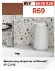 Leroy Merlin Sensea - soap dispenser white matt 81492496 offer