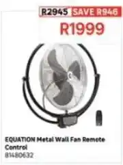 Leroy Merlin Equation - metal wall fan remote control 81480632 offer
