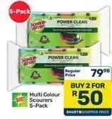 Pick n Pay Hypermarket Power clean multi-colored scourers offer