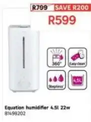 Leroy Merlin Equation - humidifier 4.5l 22w 81498202 offer