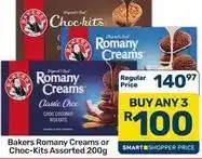 Pick n Pay Hypermarket Bakers - romany creams or choc-kits offer