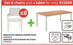 Leroy Merlin Get 8 chairs and a table offer
