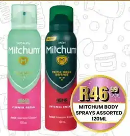 Take 'n Pay Mitchum body sprays assorted offer