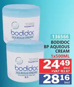 Arrow Cash And Carry BODIDOC BP AQUEOUS CREAM offer