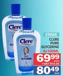 Arrow Cash And Carry Clere Pure Glycerine offer