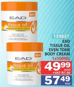 Arrow Cash And Carry EAD tissue oil BRIGHTENING BODY CREAM offer