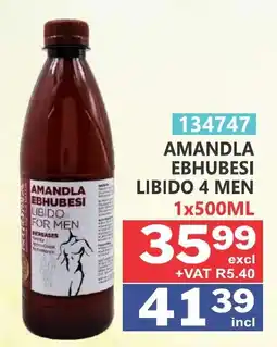 Arrow Cash And Carry AMANDLA EBHUBESI LIBIDO FOR MEN offer