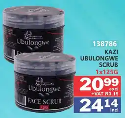 Arrow Cash And Carry Kazi ubulongwe scrub offer