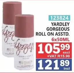 Arrow Cash And Carry Yardley Gorgeous Roll offer