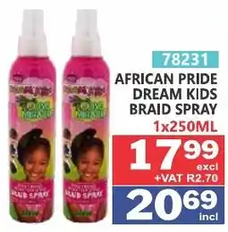 Arrow Cash And Carry African Pride Dream Kids Braid Spray offer