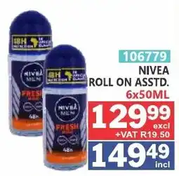 Arrow Cash And Carry NIVEA ROLL ON ASSTD. offer