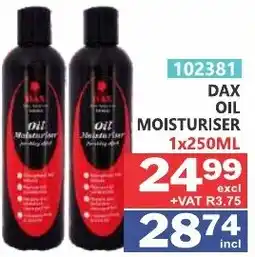 Arrow Cash And Carry DAX OIL MOISTURISER offer