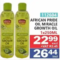 Arrow Cash And Carry African Pride Oil Miracle Growth Oil offer
