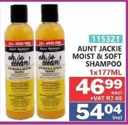 Arrow Cash And Carry Aunt Jackie Moist & Soft Shampoo offer