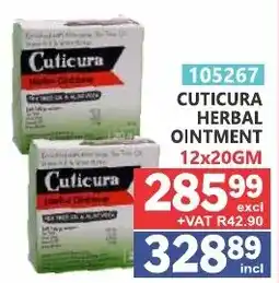 Arrow Cash And Carry Cuticura Herbal Ointment offer