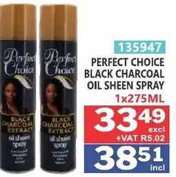 Arrow Cash And Carry Perfect Choice Black Charcoal Oil Sheen Spray offer