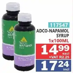 Arrow Cash And Carry ADCO-NAPAMOL SYRUP offer