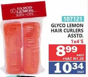 Arrow Cash And Carry Glyco Lemon Hair Curlers offer