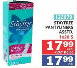 Arrow Cash And Carry Stayfree Pantyliners Assorted offer