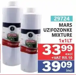 Arrow Cash And Carry Mars uzifozonke mixture offer