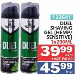 Arrow Cash And Carry DUEL SHAVING GEL [HEMP/SENSITIVE] offer