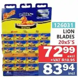 Arrow Cash And Carry Lion Blades offer