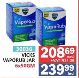 Arrow Cash And Carry Vicks vaporub jar offer