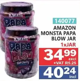 Arrow Cash And Carry Amazon Monsta Papa Blow Jar offer
