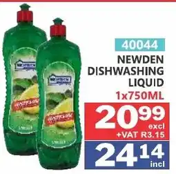 Arrow Cash And Carry NEWDEN DISHWASHING LIQUID offer