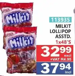 Arrow Cash And Carry MILKIT LOLLIPOP ASSSTD. offer