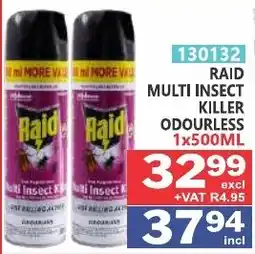Arrow Cash And Carry Raid Multi Insect Killer Odourless offer