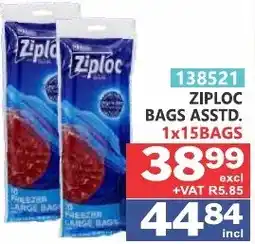 Arrow Cash And Carry Ziploc FREEZER LARGE BAGS offer