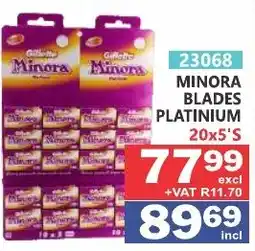 Arrow Cash And Carry Minora Blades Platinumium offer