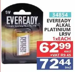 Arrow Cash And Carry EVEREADY ALKAL PLATINUM LR9V offer