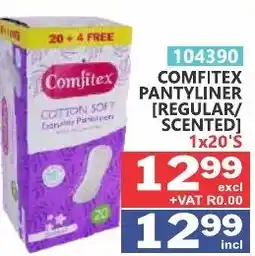 Arrow Cash And Carry Comfitex Cotton Soft Pantyliners offer