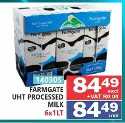 Arrow Cash And Carry Farmgate UHT Processed Milk offer